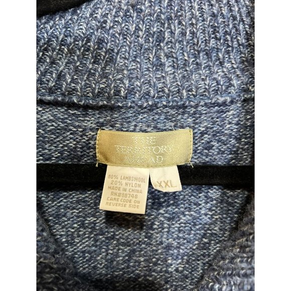 The Territory Ahead Men's Embroidered Wool‎ Sweater - Size XXL - Picture 3 of 4
